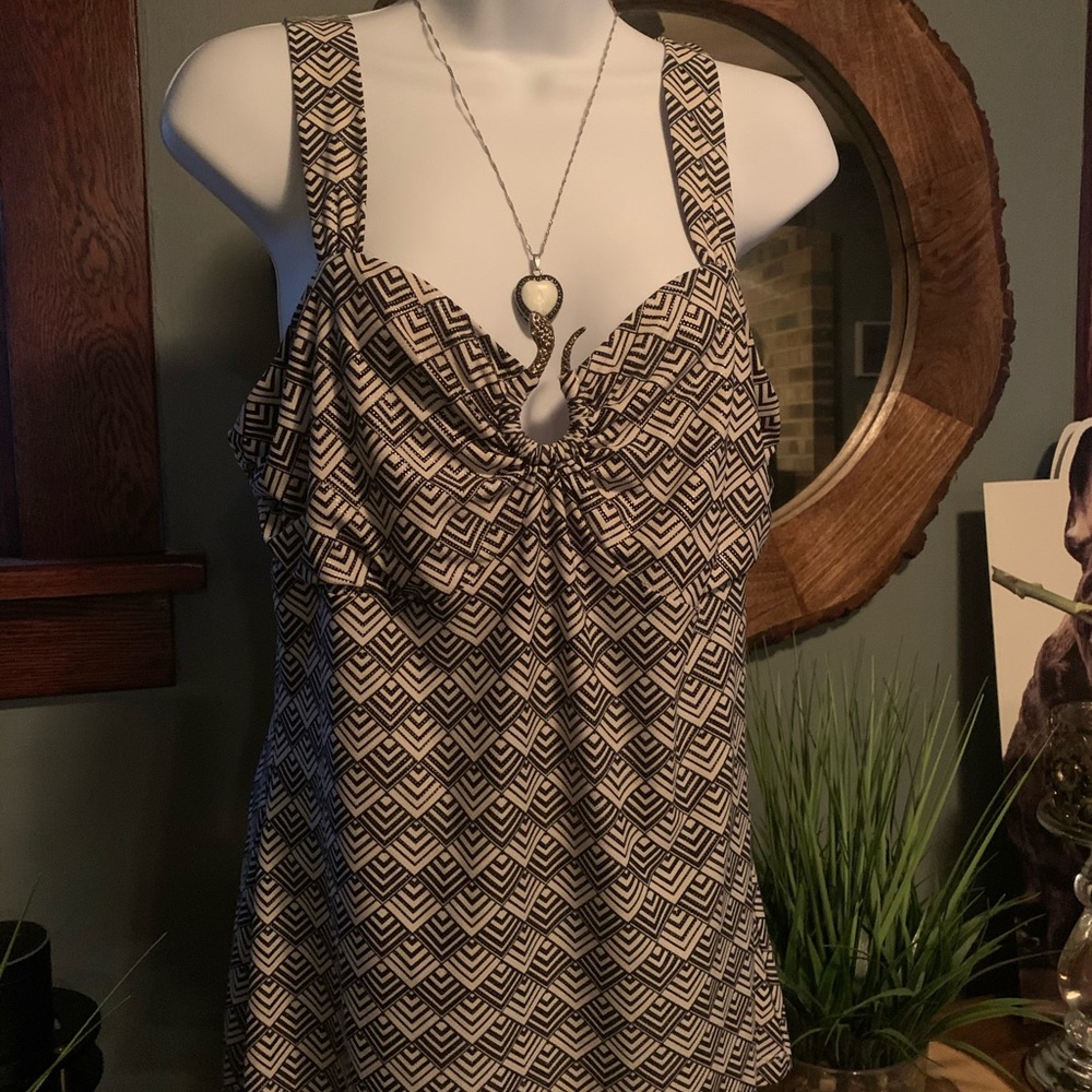 MKM DESIGNS TANK BLOUSE SIZE LARGE